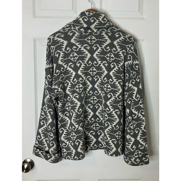 Sundance Gray 100% Cotton Knit Cowl Neck Pullover Sweater Women's Medium. - Picture 3 of 9